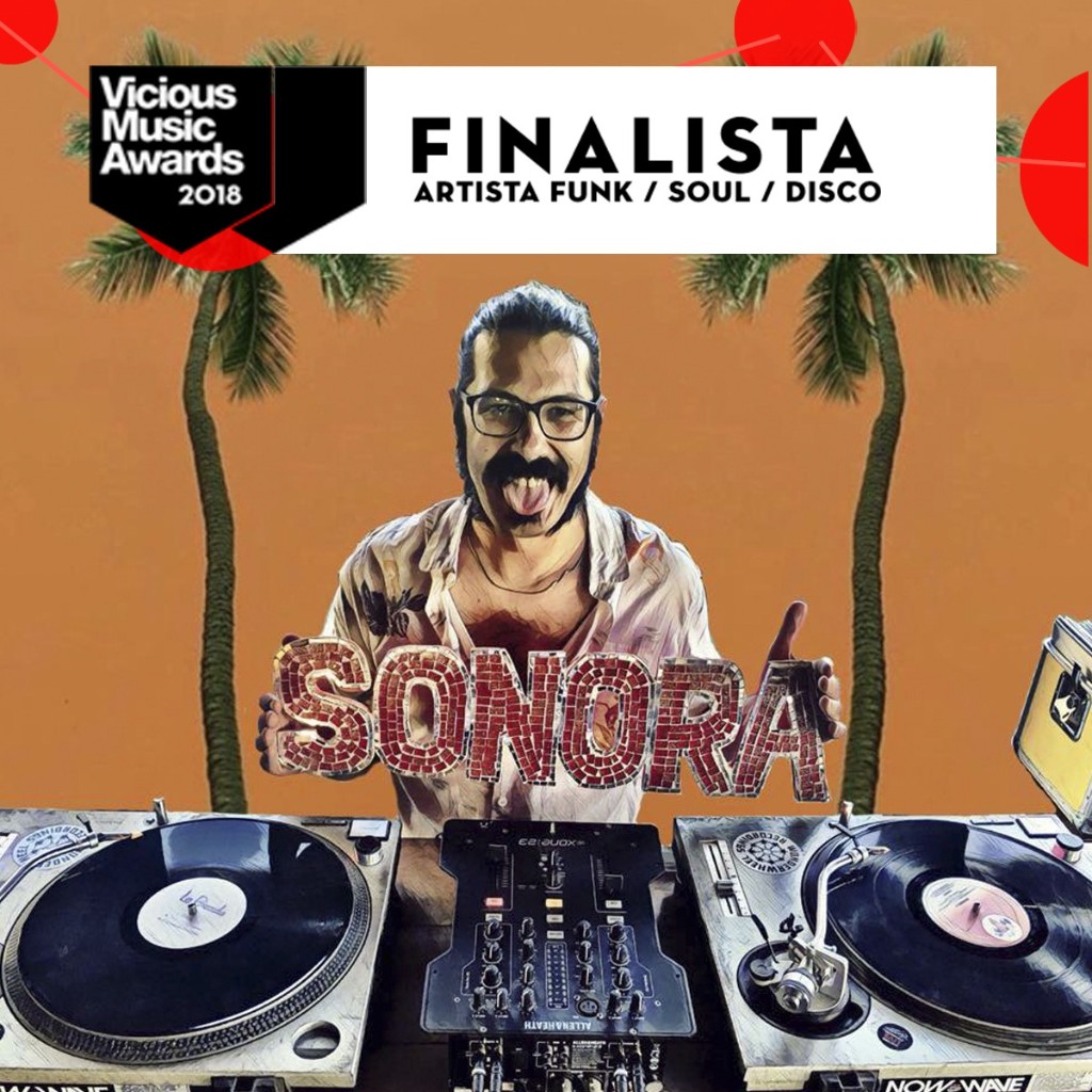 Finalista Vicious Music Awards 2018 — Artista Funk / Soul / Disco